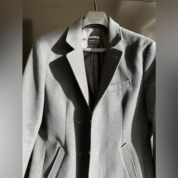 Black Express Overcoat - Picture 2 of 4